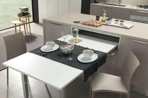 Come arredare e gestire una cucina a scomparsa